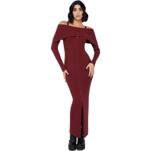 KILLSTAR Дамска рокля KILLSTAR - Dusk Empress - Red - KSRA013921