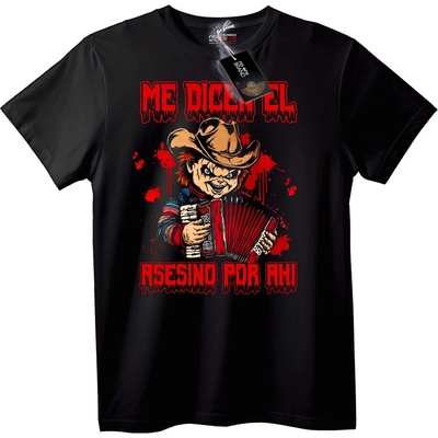 NOONEBRAND Тениска Chucky Акордеон Ужаси - 4XL, Black