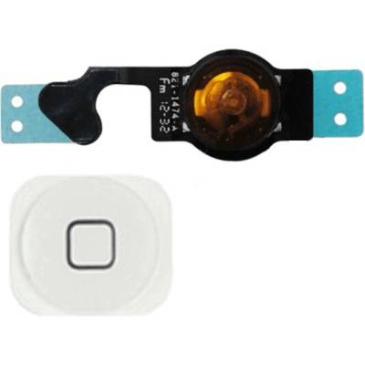 Tlačítko HomeButton s Flexom Iphone 5g White