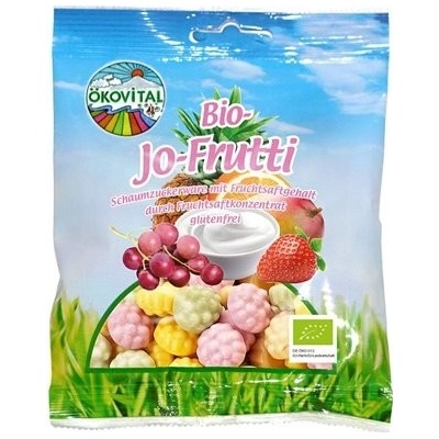 Ökovital Bio pěnové bonbóny JO-FRUTTI 80 g