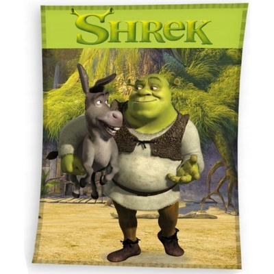 Carbotex Dětská deka Shrek a Oslík