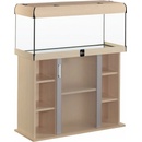 Diversa Modern LED akvarijní set rovný bílý 112 l