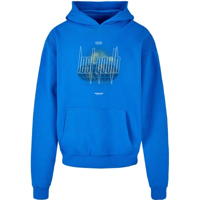 Urban Classics Суичър LY HOODY - COLLAB cobalt blue XXLUB-LY051-01495 - Бял, размер 5XL