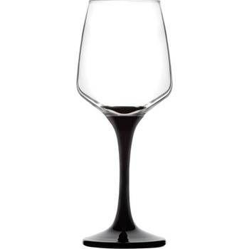 LAV LAV-LAL 558 PA025AC-Чаша за вино с черно столче 295cc-1/3 LAL 1 бр (0159226)