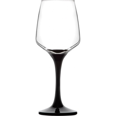 ArtCraft Glassware LAV-LAL 558 PA025AC-Чаша за вино с черно столче 295cc-1/3 LAL 1 бр (0159226)