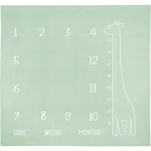 Sensillo Муселинова Фотоподложка Giraffe Mint 120x120см (SILLO-8750)