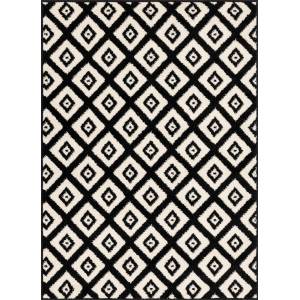 FD Черно-бял килим 80x120 cm Avanti - FD (5901760378178)