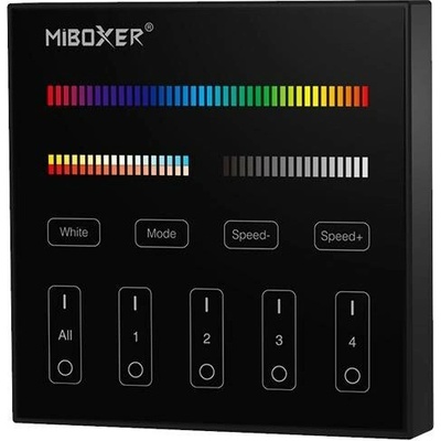 Mi-Light, 4 zónový nástěnný ovladač RGB+CCT, B4, Mi-Light