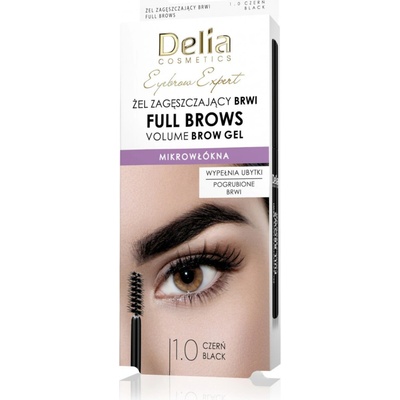 Delia Full Brow gél na obočie 1.0 čierna 7 ml