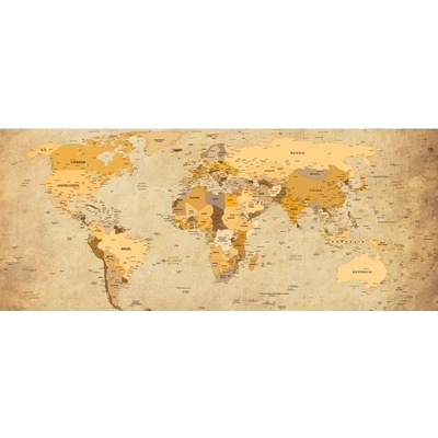Preinterier Fototapeta - PA4364 Mapa sveta vlies - 250cm x 104cm