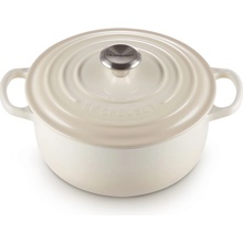 Le Creuset Liatinový hrniec Meringe béžový 24 cm 4,2 l