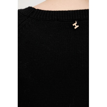 Silvian Heach Пуловер с вълна Silvian Heach PICOULANE в черно GPA25233MA (GPA25233MA)