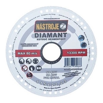Nástroje cz Kotouč diamantový 115 x 1,4 x 22,2 mm IM-DK-VM115