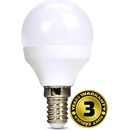 Solight LED žárovka miniglobe 6W E14 3000K 450lm bílé provedení