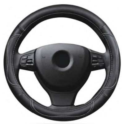 Кожен калъф за волан 38см - Sport - черен цвят