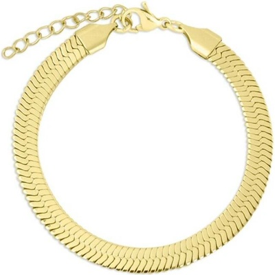 Bangles.cz náramek chirurgická ocel Lesklý řetěz zlatý 2784