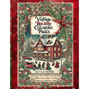 Vintage Holiday Coloring Pages (2024)