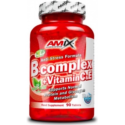 Amix B-Complex + Vitamín C + Vitamín E 90 kapsúl