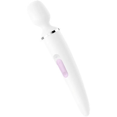 Satisfyer Wand-er Woman (white/chrome)