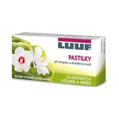 LUUF pastilky při kašli a nachlaz.s isl.lišej.20ks