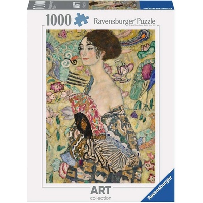 BlueBird Gustav Klimt Dáma s vejárom 1918 1000 dielov