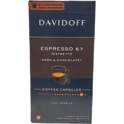 Davidoff Espresso 57 Ristretto hliníkové kapsle do Nespresso 10 ks