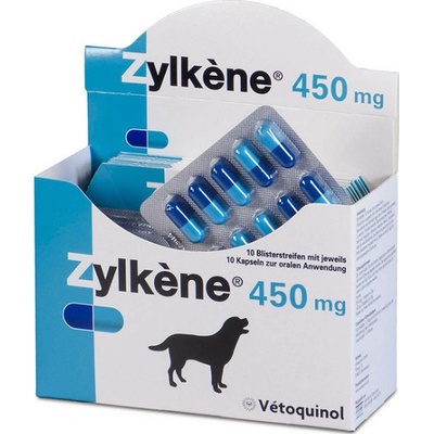 Zylkéne proti stresu pre psy a mačky 450 mg 10x10 kapsúl