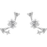 Silenti Jewelry Сребърни обеци "Съзвездие Скорпион