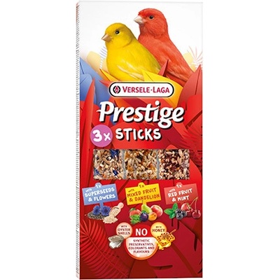 Versele-Laga Versele Laga Prestige Stick Canaries Triple variety Pack - стик за канари различни вкусове 90gr