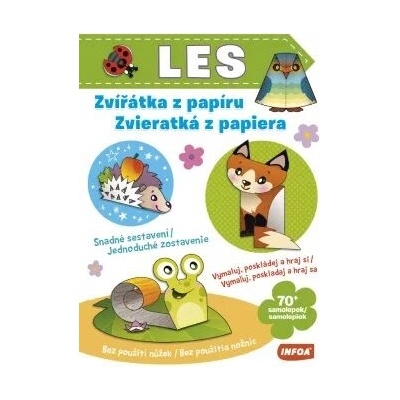 Zvířátka z papíru / Zvieratká z papiera Les CZ/SK vydanie