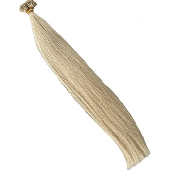 Aliamira Blond vlasy 60# husté konce Dĺžka: 60 cm, Typ ukončenia: krúžkový i spoj, štruktúra: vlnité