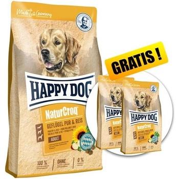 Happy Dog NaturCroq Geflügel Pur & Reis 11 kg