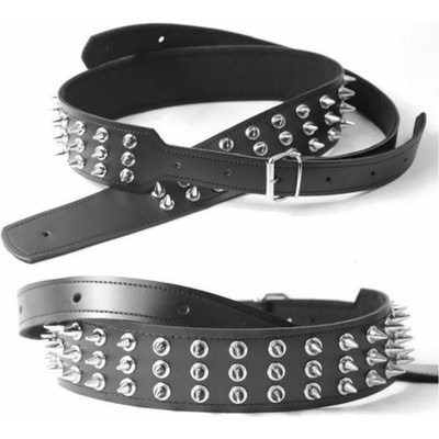 Black & metal колан Конуси 3- pas-174