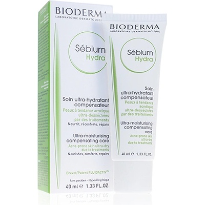 BIODERMA Sébium Hydra хидратиращ крем за мазна кожа 40 мл