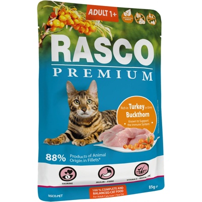 Rasco Premium Cat Adult Turkey gravy 85 g