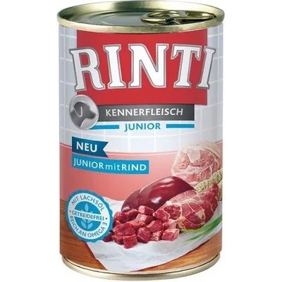 RINTI Kennerfleisch Junior Beef вкусна коснерва за кучета - 0.4кг