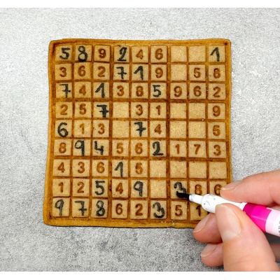 TVOŘÍTKO Sudoku - vykrajovátko (s jedlým fixem na dokončení) Varianta: Bez jedlého fixu – Hledejceny.cz