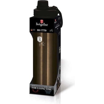 BERLINGERHAUS Fľaša športová nerez 18/10 Shiny Black Collection BH-7770 720ml