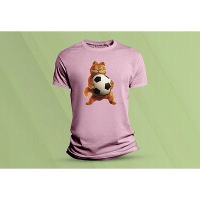 Sandratex dětské bavlněné tričko Garfield růžová