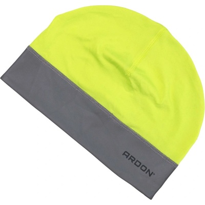 Malfini Spark zimní čepice pletená + fleece hi viz žlutá