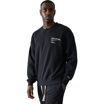Series 55 Блуза Series 55 Labach Front Back Logo Crewneck Sweatshirt - Black
