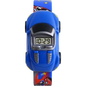 Skmei Детски дигитален часовник SKMEI Racing Cars, Тъмно Син (SKMEI-1241-DARK-BLUE) Часовници