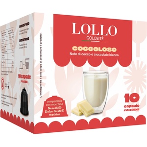 Lollo Caffé Coccoloso Бял шоколад за Dolce Gusto 10 капсули