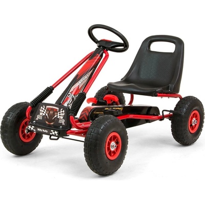 Go-kart šlapací motokára Milly Mally Thor červená – Hledejceny.cz