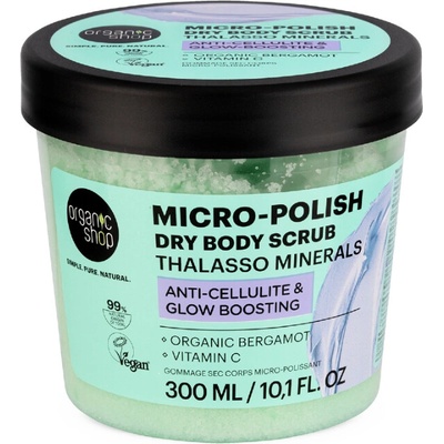 Organic Shop Thallasso Minerals micro polish dry body scrub 300 ml