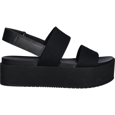 Calvin Klein dámske sandále FLATFORM SLING IN čierna