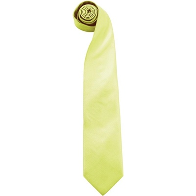 Premier Workwear Kravata s jemným vzorom limetková