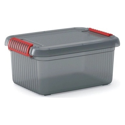 KIS Úložný box K Latch Box S šedo-oranžový, 14 L
