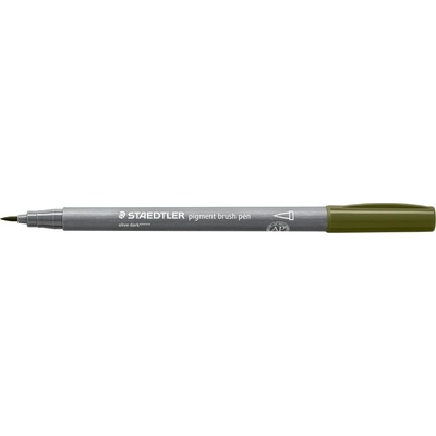 STAEDTLER Флумастер Staedtler Pigment Brush 371, МАСЛИНЕН (31656-А-МАСЛИНЕН)