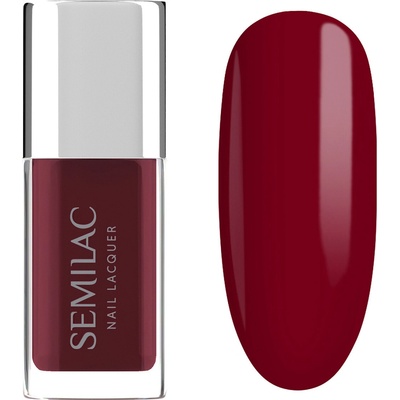 110 Semilac Klasický lak na nehty Nail Lacquer Classic Red 9 ml